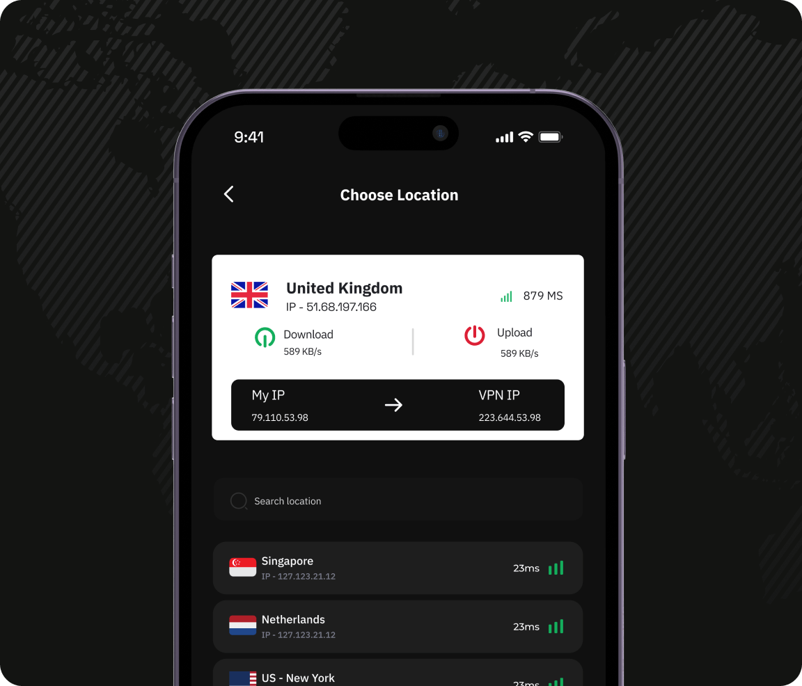 main screen connected